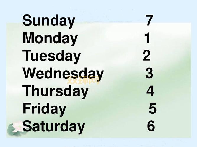 英语星期一到星期天记忆方法：从Monday到Sunday轻松掌握