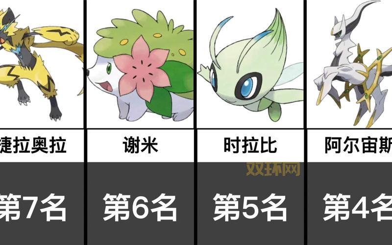 盘点宝可梦游戏前十名，哪一款才是你的最爱？