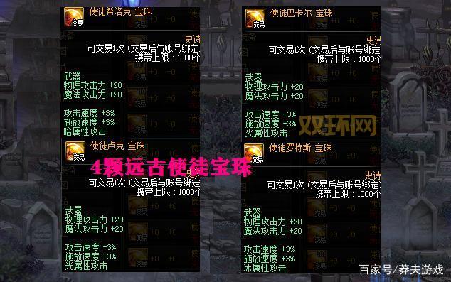 想知道辅助装备12属强宝珠叫什么？看这里！