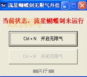 流星蝴蝶剑9.07无限气怎么开启？大神教你简单设置方法！