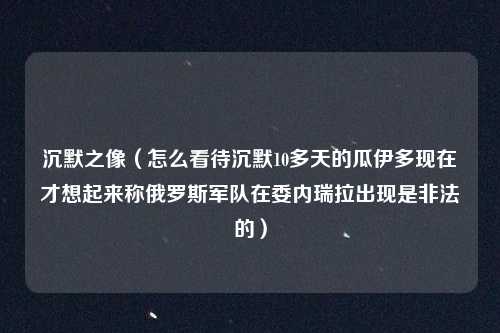 沉默之像（怎么看待沉默10多天的瓜伊多现在才想起来称俄罗斯军队在委内瑞拉出现是非法的）