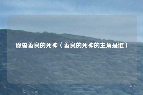 魔兽善良的死神（善良的死神的主角是谁）