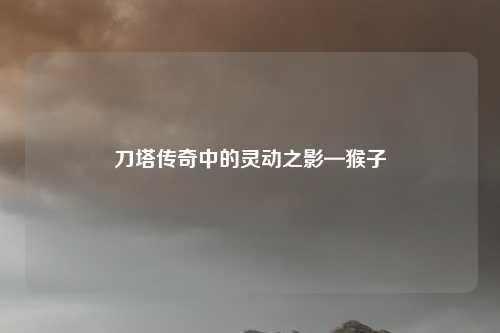 刀塔传奇中的灵动之影—猴子