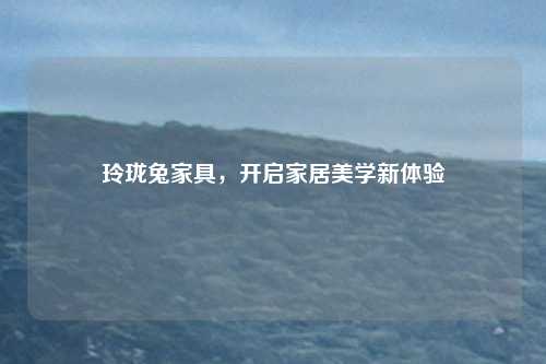 玲珑兔家具，开启家居美学新体验