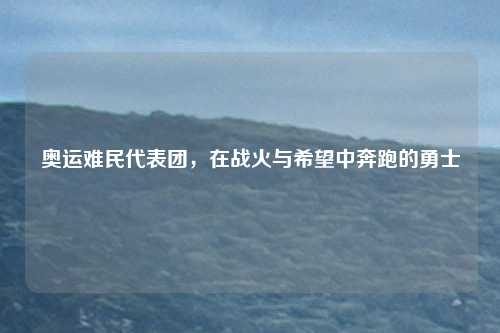 奥运难民代表团，在战火与希望中奔跑的勇士
