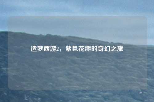 造梦西游2，紫色花瓣的奇幻之旅