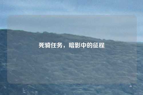 死骑任务，暗影中的征程